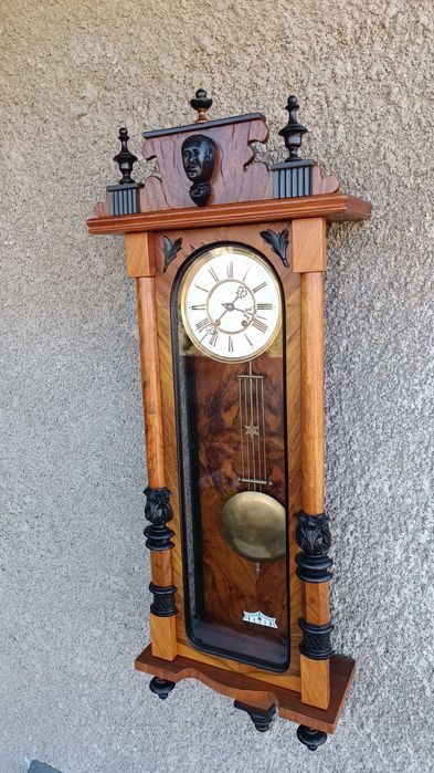 Голям стенен часовник - Carl Werner - Антика - 1900"г.