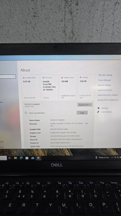 Лаптоп DELL latitude 7490
