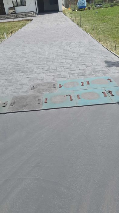 # beton amprentat # pavaj din beton amprentat#