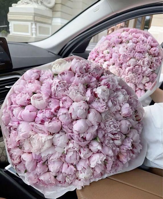 Пионы цветы букеты