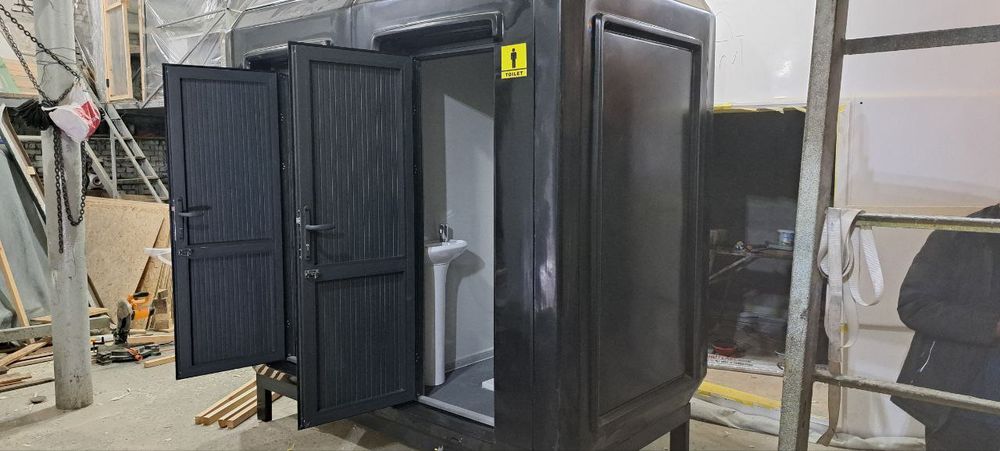 Био туалет утеплённый с раковиной