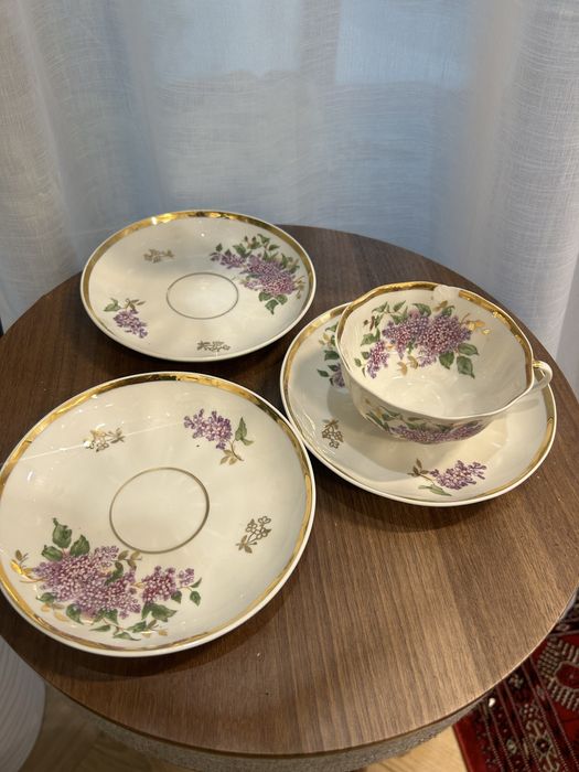 Чайная пара Сирень Дулево