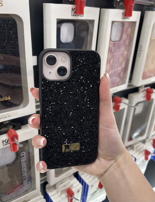 Кейс Swarovski за iPhone 15 15 Pro 15 Pro Max 14 Pro 14 Pro Max 13