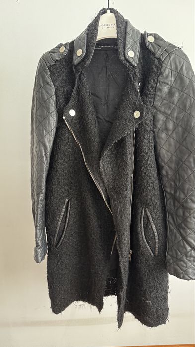 geacă imitatie piele Zara XS-S rock