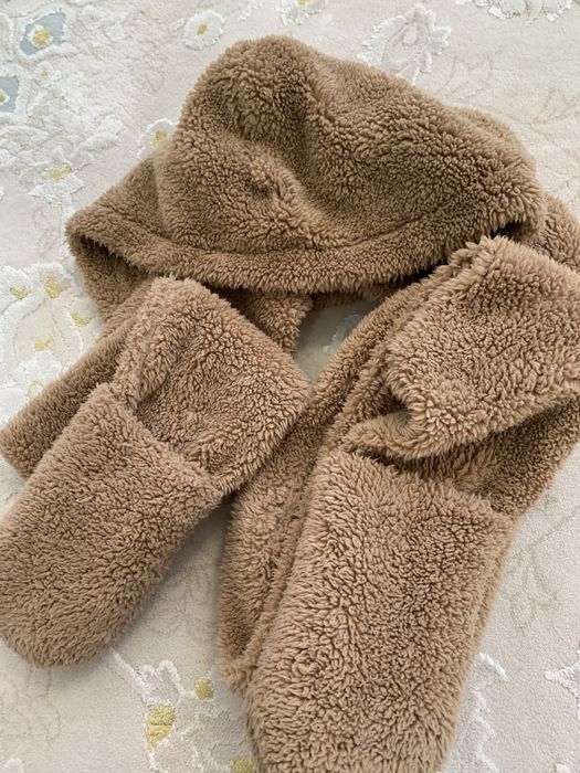 Шапка шарф- с кармашками