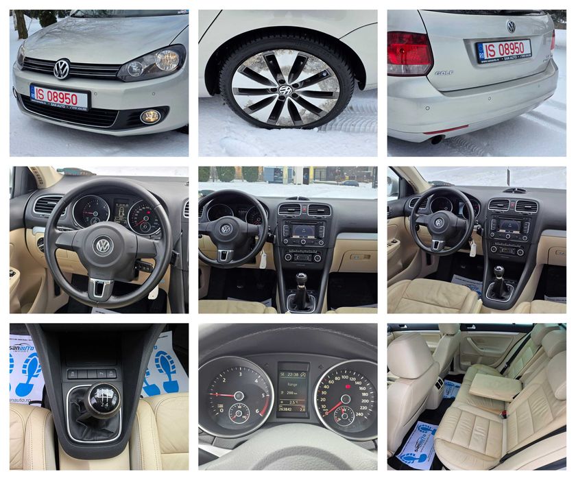 VW Golf VI 2010 1.6 TDI 105 CP euro 5 / RATE fara avans