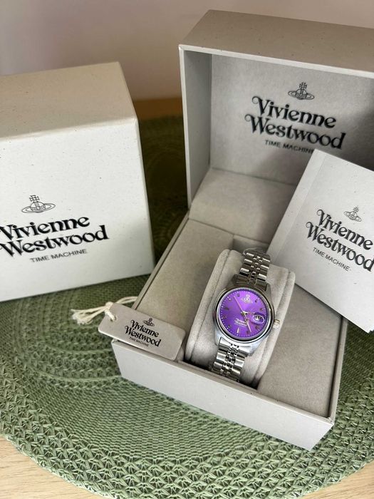 Vivienne Westwood Camberwell Ceas 28 MM In Purple Stainless Steel