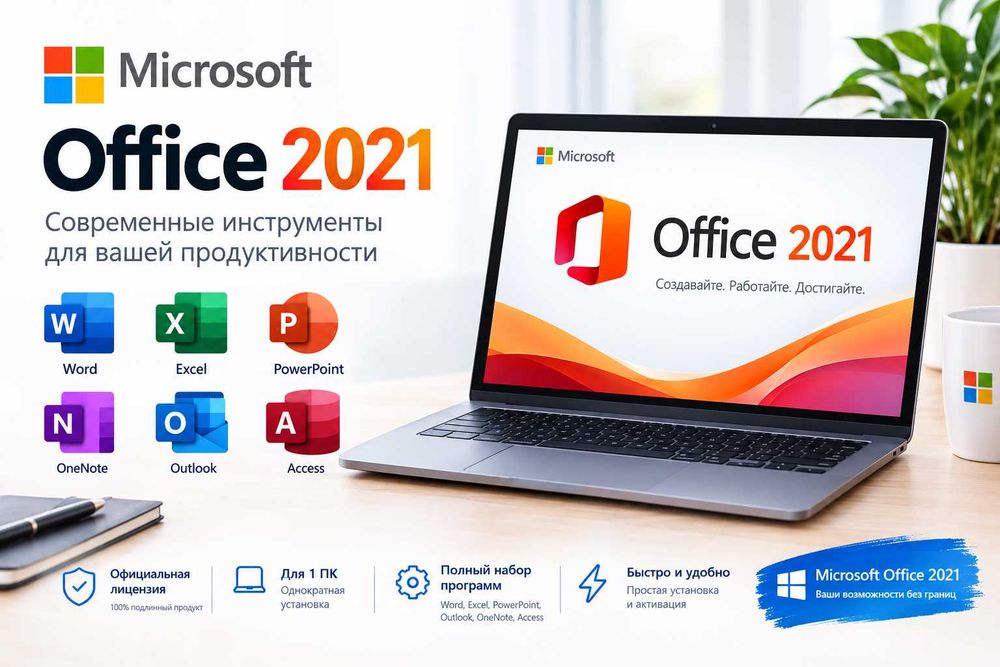 5000тг. Установка Microsoft Office & Windows