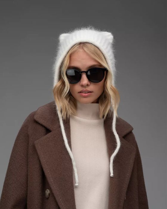 Шапка чепчик с ушами новая