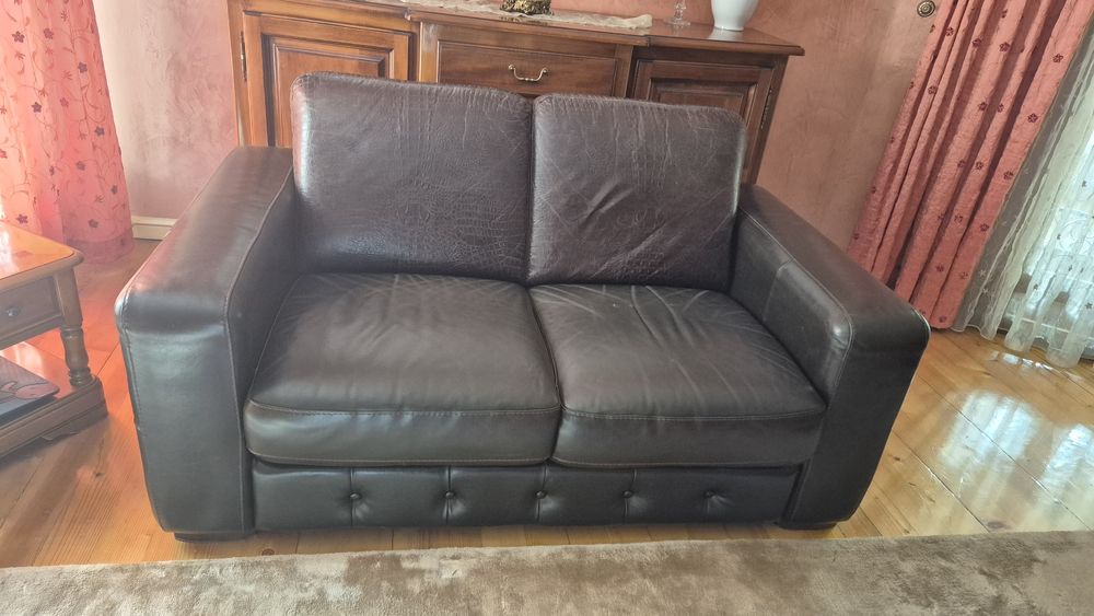 set canapele piele Mobexpert in stare excelenta