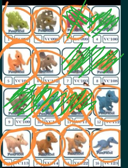 Киндер игрушки натунс дино