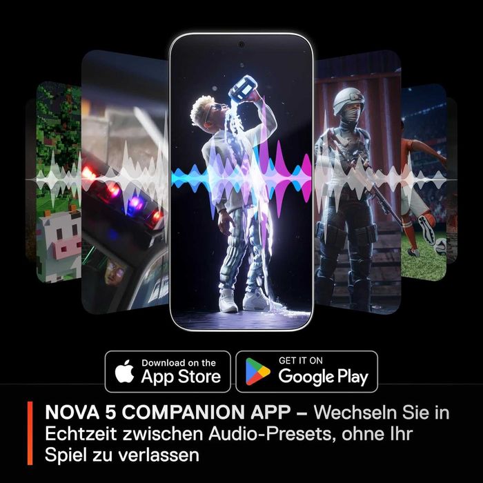 Нови Безжични Гейминг Слушалки SteelSeries Arctis Nova 5 ClearCast 2.X