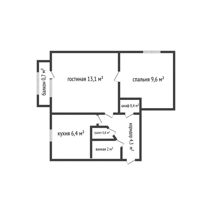 2-ком квартира Дом печати