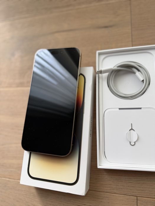 Iphone 14 PRO MAX Gold impecabil