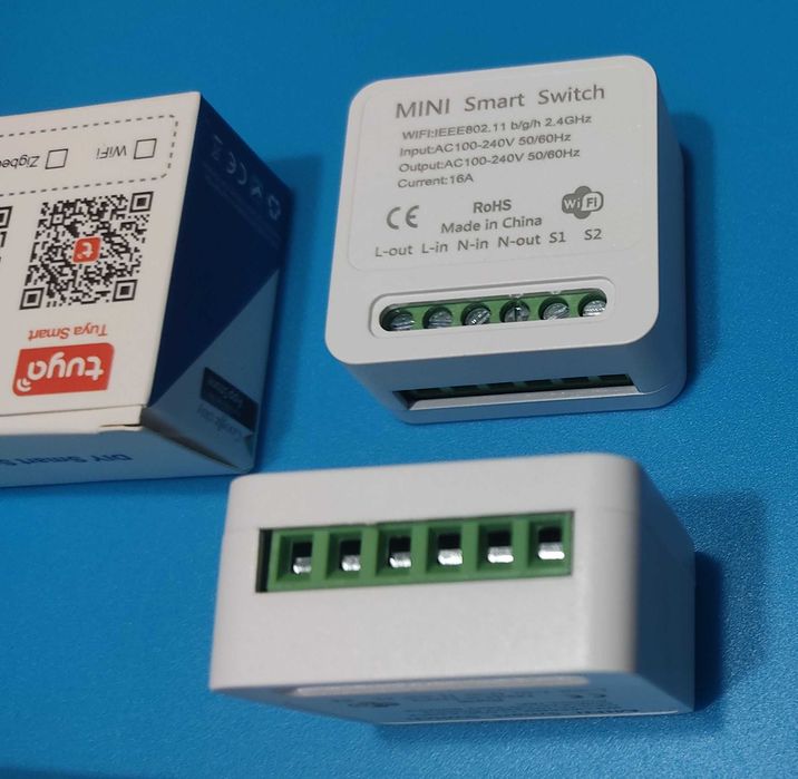 WiFi Мини Интелигентно реле - Превключвател 16A смарт модул ключ