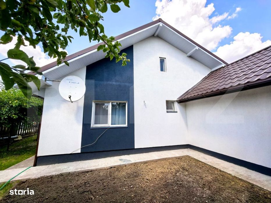 Casa parter cu garaj, 110mp utili si  teren 590 mp – Vorovesti, Iasi