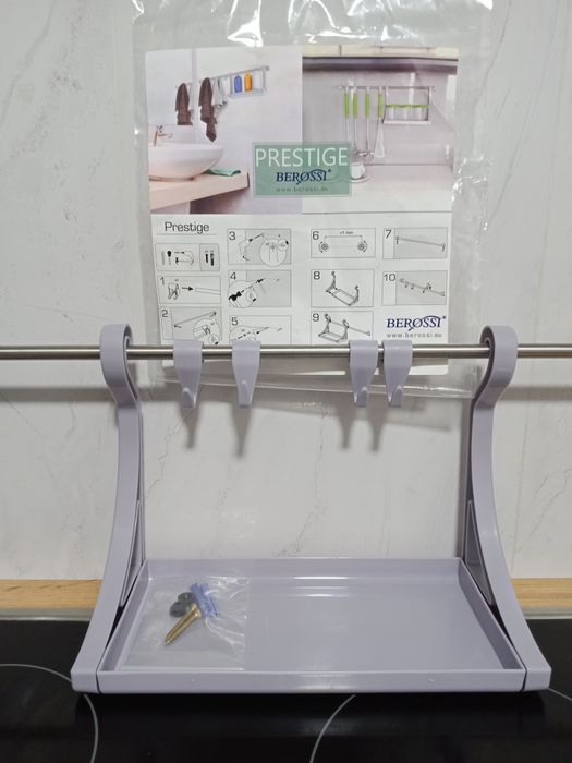 Набор рейлинг с полочкой