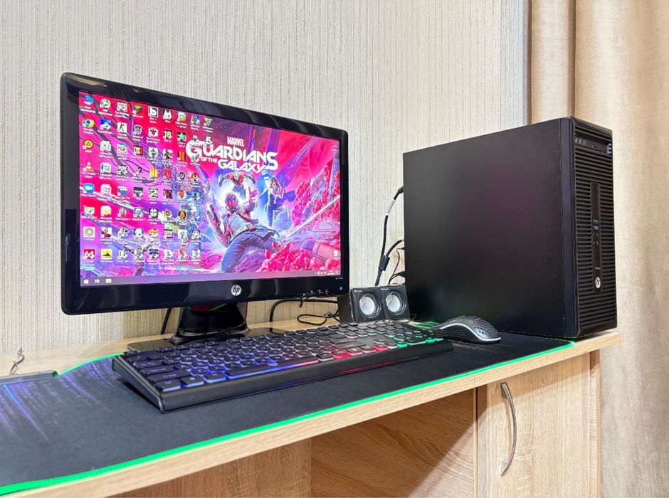Игровой компьютер Core i5/8GB/SSD/HDD/GTX 1050 + 20 дюймовый монитор