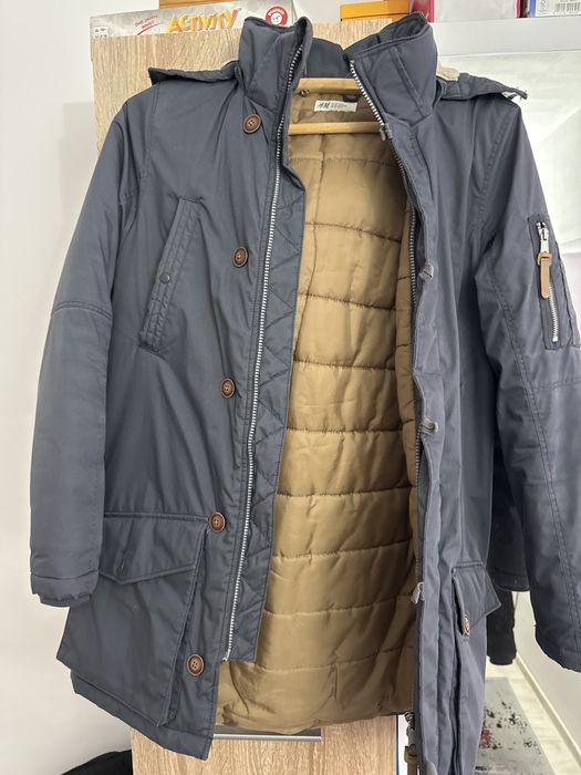 Geaca H&M Gri Inchis