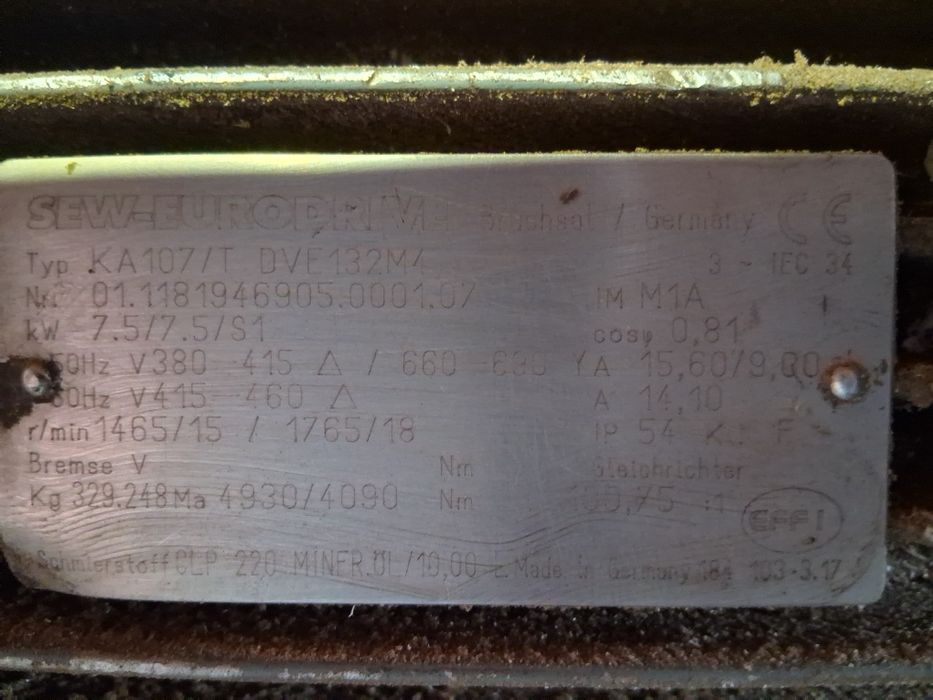 Motor cu reductor-7,5kw