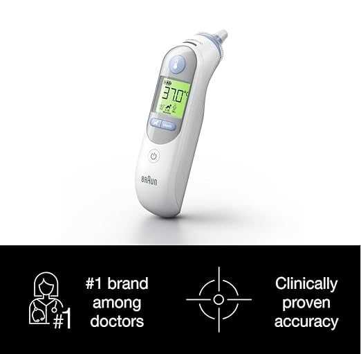 Инфрачервен термометър за ухо Braun IRT6520 ThermoScan 7 Black Edition