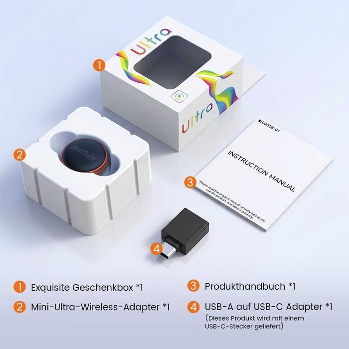 Carlinkit Mini Ultra 3 – безжичен CarPlay и Android Auto адаптер