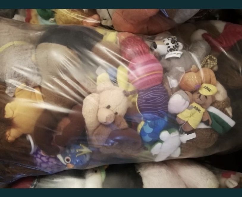 Jucării din pluș kg en-gros sac 10 kg