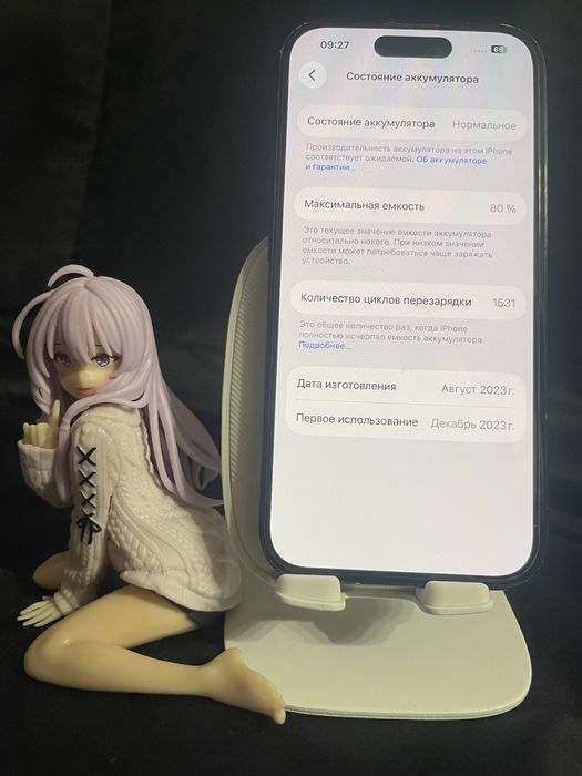 Iphone 15 128гб, 80% АКБ