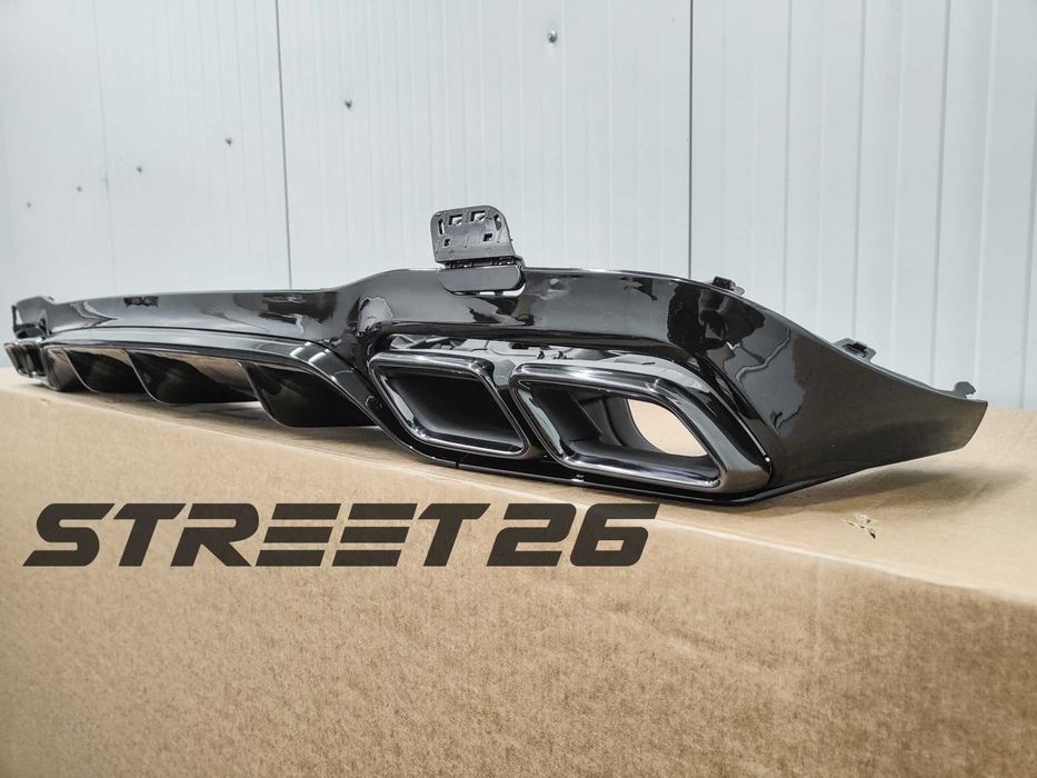 Bara fata E63 AMG E-Class W213 si Difuzor E63 (2016-2020) FULL BLACK