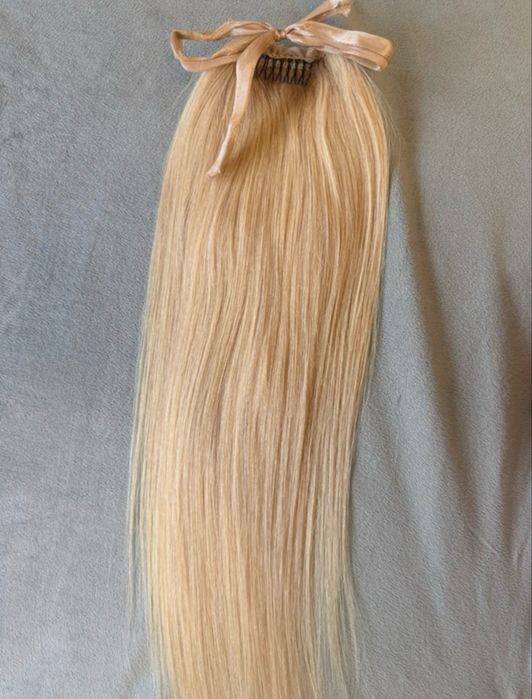 Coada de par natural Russian Hair #24 Blond Miere