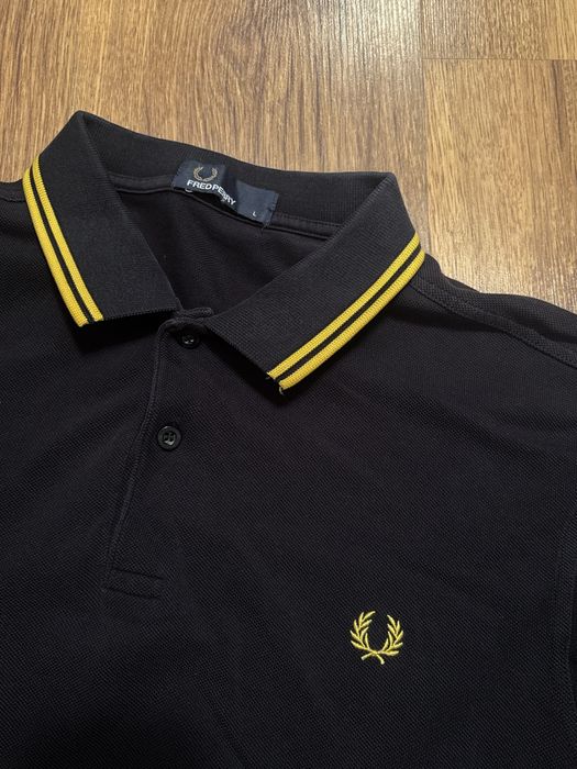 Fred Perry черное поло обмен