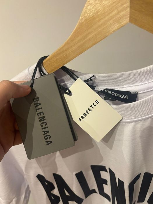 Tricou Balenci alb