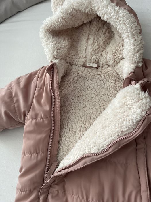 HM зимен гащеризон с мъхеста подплата за бебе