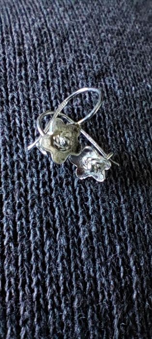 Сребърни ретро обеци ежедневни