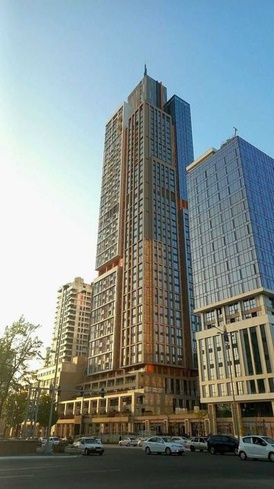Ташкент Сити ЖК Nest One 3-комн 27/51 71 м² коробка вид на Хумо Арена