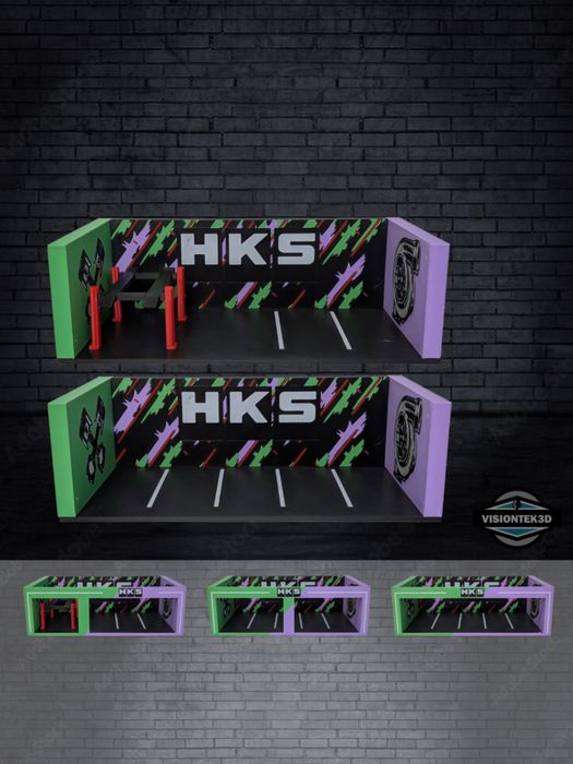 3D принтирани диорами за Hot wheels/Matchbox/Majorette и други 1:64