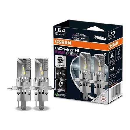 Авто LED крушки OSRAM LEDriving HL EASY GEN2 H1/H3/H4/H7/H8/H9/H10/H11/H15/H16/H18/H19/HB3/HB4/HIR1/HIR2-12V-6500K