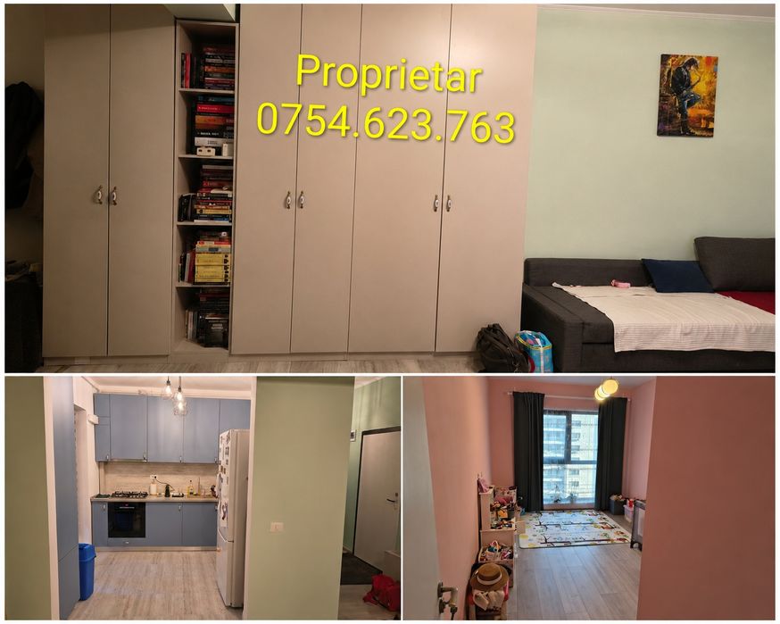 Apartament 3 camere, balcon, mobilat și utilat, 8 minute  metrou Nicolae Teclu , Pallady, Sofia Sky.
