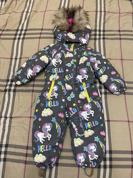 Комбинезон 92см зима девочке
