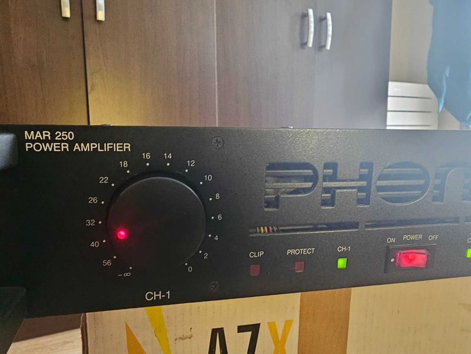 Phonic MAR 250 – професионален 2-канален краен усилвател – 2 × 185 W RMS