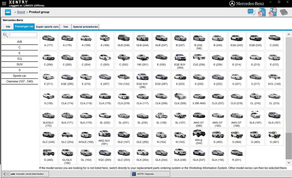 Tester diagnoza Mercedes VCI 6, C6, DoIP, Wifi + SSD 512Gb cu Xentry Cars 03.2026, DTS Monaco, Vediamo, EPC WIS ASRA, Starfinder Sedkey