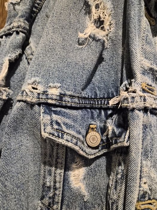 дълго дънкови аке  зара