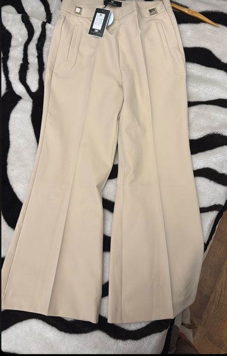 Бежов панталон разкроен