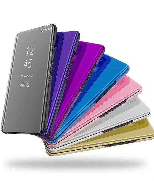 Husa Flip Stand Mirror compatibil Huawei Mate 20 Pro