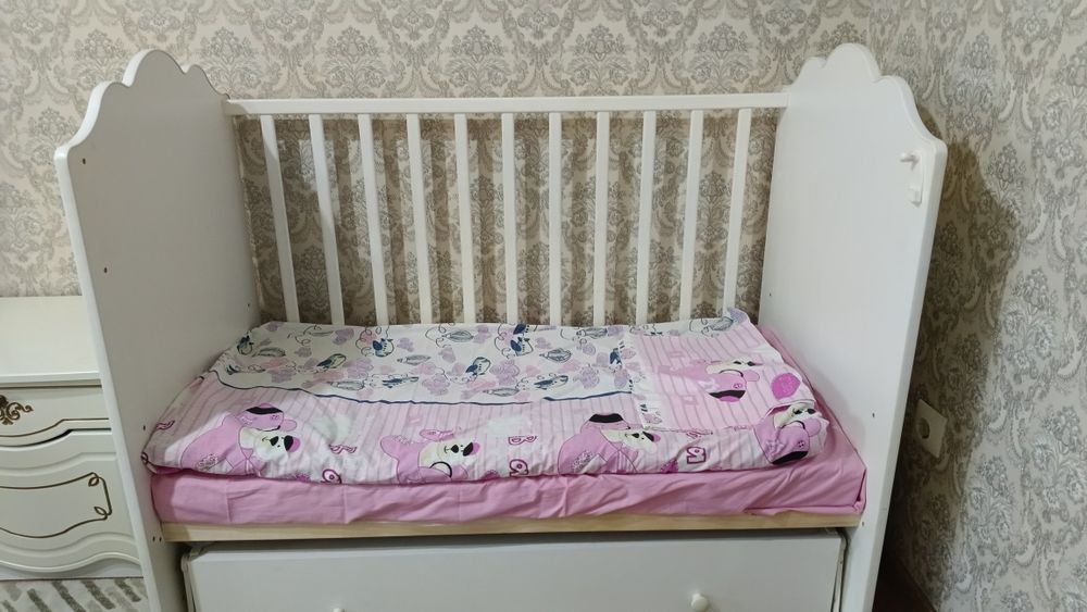 Детский манеж-кровать