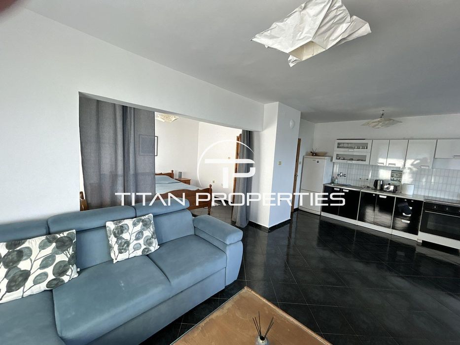 Двустаен с две спални, под наем, кв. Сарафово с гледка МОРЕ