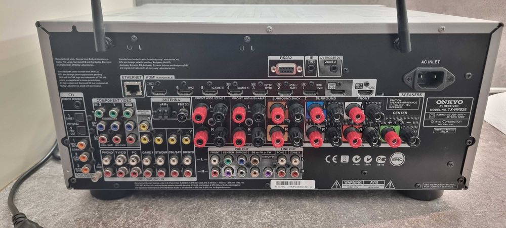 Amplificator AV Receiver 7.2 Onkyo TX-NR 828, Bluetooth, HDMI, USB