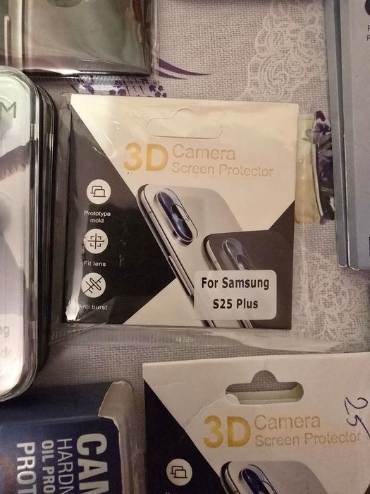 Iphone si Samsung folie de sticla camere