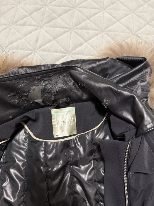 Парка Alessa с качулка естествен косъм