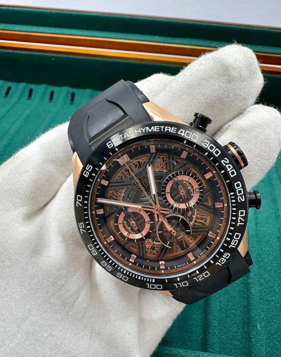 tag carrera heuer черно злато